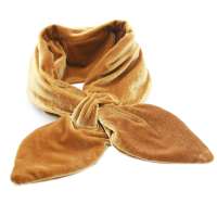 Steckschal aus Samt in Gold